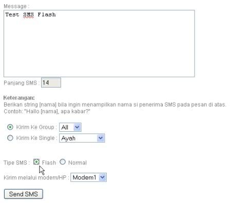 MuphySMS's tweet image. [NEWS] Berikut ini tampilan tambahan fitur #SMSFlash nya: