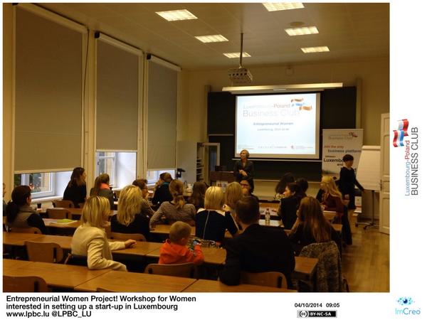 LPBC_lu's tweet photo. The event targets women with a business idea interested in setting up a start-up in Luxembourg http://t.co/Z7CHdWaTId