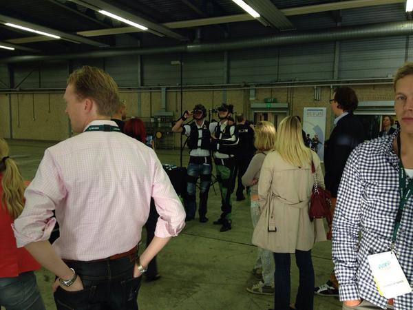 Goedemorgen! Vanmorgen virtual combat training; leuk! #JCINL #NC2014
