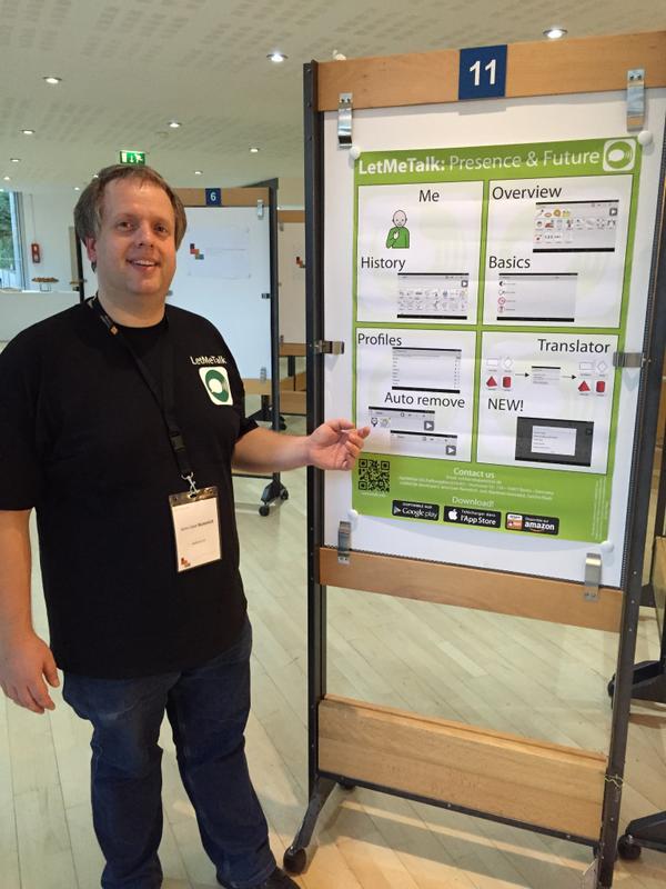 Our developer Jens is presenting #LetMeTalk at #ITASD2014 in Paris #ITASD #autism #autisme