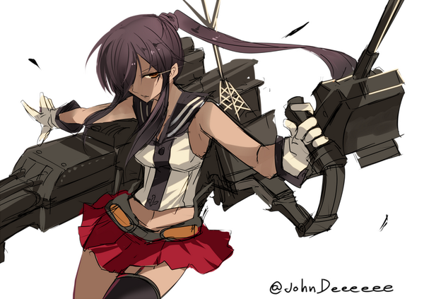 矢矧(艦これ) 「#艦これ版深夜の真剣お絵描き60分一本勝負 」|ジョンディーのイラスト