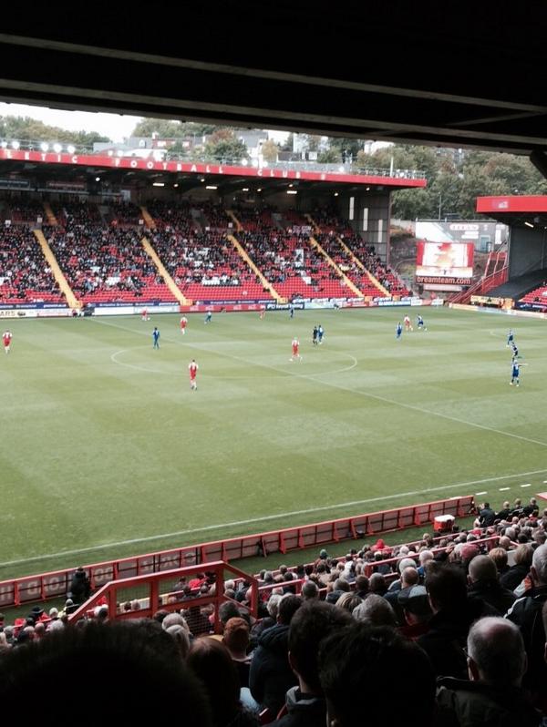 MrAndyAnsah's tweet photo. Watching the mighty @CAFCofficial V @bcfc at the #Valley come on you Reds let's make it 11 league games unbeaten. http://t.co/n89hypj6gs