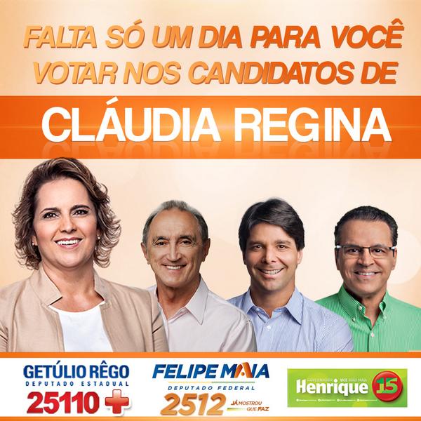 Abrace2512's tweet photo. Amanhã é o dia da vitória dos candidatos que Mossoró abraça. #Voto25110 #Voto2512 #Voto15 http://t.co/AMCtw41gFt