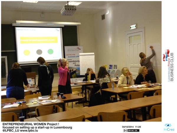 LPBC_lu's tweet photo. Group 1: Full of creative tasks workshop Idea Generation with Esther Cellose #Workshop #startup #women http://t.co/l77SCV9uBz