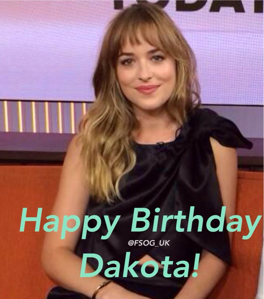 Happy 25th Birthday Dakota Johnson! 
Hope you have an amazing day! :) x  