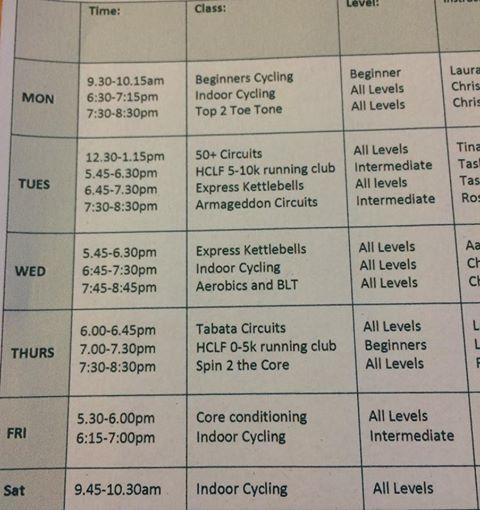 HCLFGym's tweet photo. Well done to the 109 people who attended the classes this week.

Book in now for next week! http://t.co/YVXyOLqovS