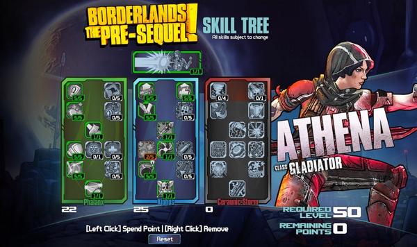 Athena Skill Tree