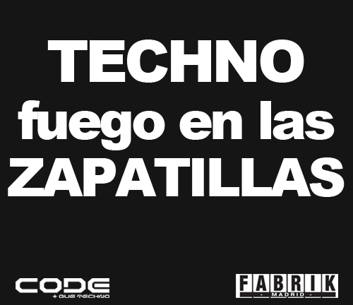 fabrikdiscoteca's tweet photo. Esta noche - Techno fuego en las ZAPATILLAS !! ❤
#Code099 http://t.co/SYGNTq3ef4