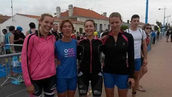 trisudvendee's tweet photo. #CDF2014 #TSV2014 Les équipes de @OCCTriathlon présentes sur la coupe de triathlon ! http://t.co/f5V863tEGI