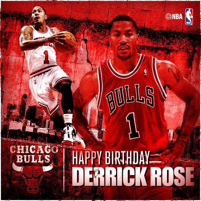   Join us in wishing a HAPPY BIRTHDAY!  HAPPY BIRTHDAY DERRICK ROSE  