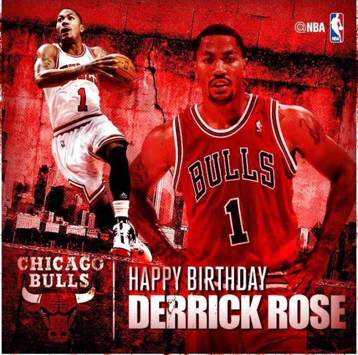 Happy birthday derrick rose! Only 26...not even in his prime. If only he was healthy last seasons. Damn thats scary. 