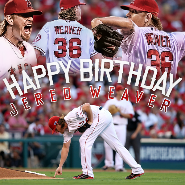 Happy Birthday to Jered Weaver   