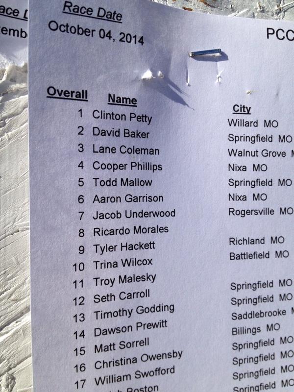 MeleahMo's tweet photo. Ricardo was 8th overall and 1st in his age group in the 5k! @SpringfieldPCC #Walk4Life #417PCC http://t.co/7JoTcaIhDH