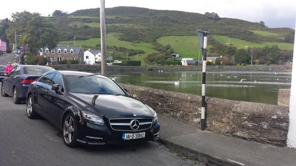 ConefreyEnda's tweet photo. West Cork in the CLS 250 AMG. .sweet. #Unionhall #Glandore #Inchydoney http://t.co/OfGZlyhcU1
