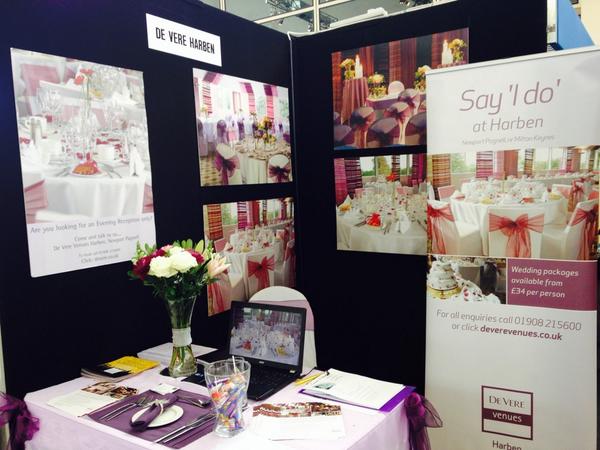 HarbenHouse's tweet photo. Come &amp; see us today at the #weddingfair in #centremk #miltonkeynes http://t.co/NQ2uZ59mIN