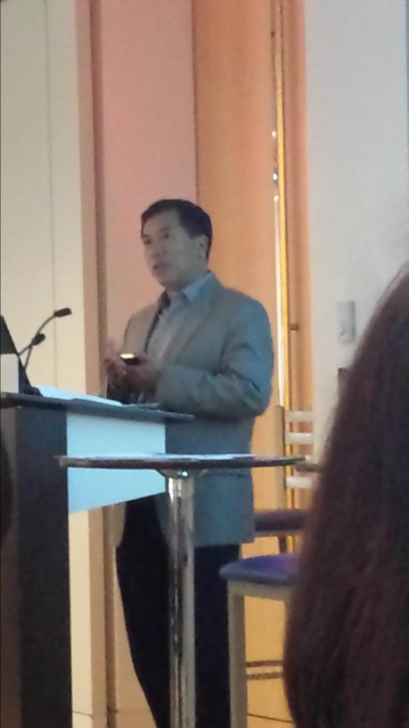 MCLampaSays's tweet image. Harry Zhu talking about the #internet development in #China #NECINA