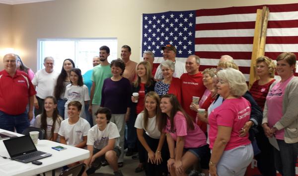 Thx to @GeauxScalise and <a href="/VoteMarsha/">Marsha Blackburn</a> for joining nearly 30 N&amp;NW Florida volunteers for voter calls in Panama City.