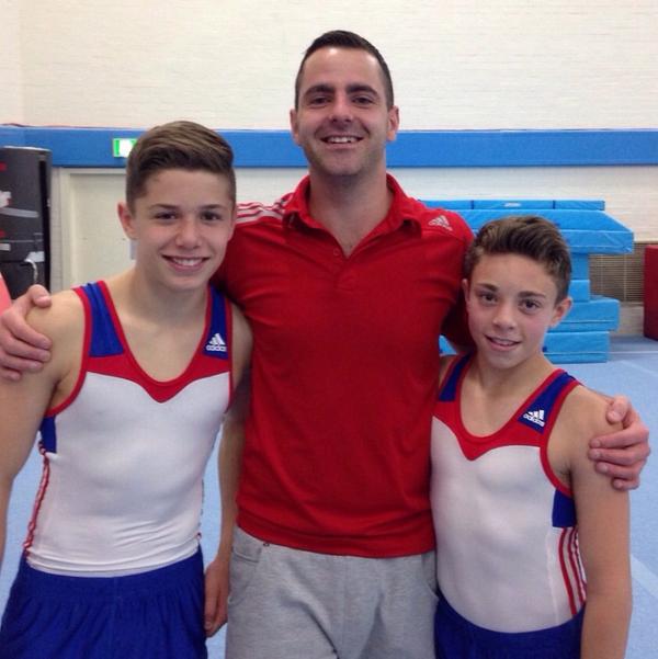 birmogc's tweet photo. @birmogc coach @ChrisSionPorter is GB team coach &amp; gymnasts Jaydon &amp; Kallum to World tumbling Champs in Florida. 🇬🇧🇺🇸 http://t.co/YV6mJ1RonS