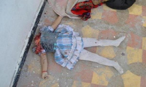 Bgdwg007's tweet photo. @islamtwts Ya right. Good deed?  She was #Murdered in the name of #Allah before the age of accountability. http://t.co/jJPs2awO6e