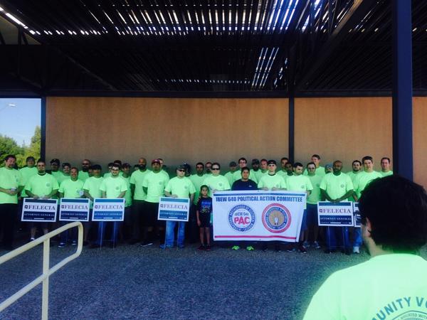 These women and men are your neighbors, family and friends.  Thank you @Ibew640