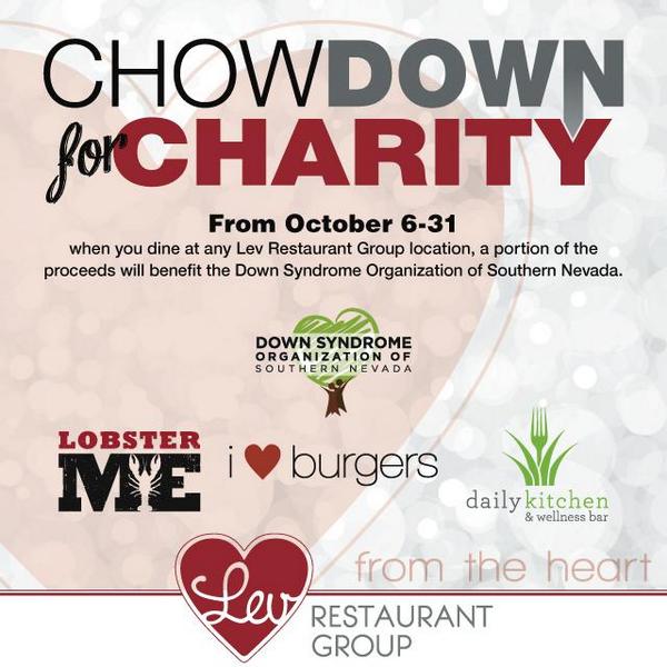 Ris2121's tweet photo. #levrestaurantgroup supporting #DownSyndromeAwareness #downsyndrom. #chowdown4charity #portionofproceeds goto #dsosn http://t.co/Ifn0HQJ0aw