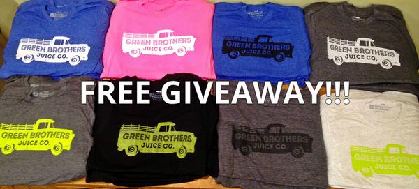GreenBrothersJC's tweet photo. #FREEGIVEAWAY for our amazing customers! Winners TBA 7pm Sunday! "Favorite" to win!
#freestuff #GBJC #juicythreads http://t.co/6wIhqIcZGP