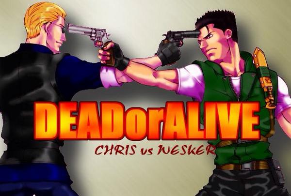 Darkside_Chris's tweet image. who will probably win Me or Wesker?
