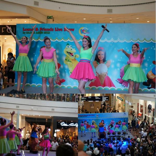 Louna &amp; Friends Kids Show 1st day at #CityCentreBeirut! Join us tomorrow &amp; the 6th from 4-6pm to enjoy #EidAlAdha.