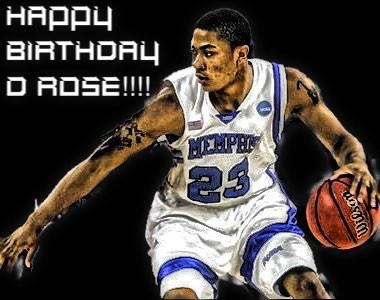A special Happy Birthday to former Memphis Tiger Derrick Rose 