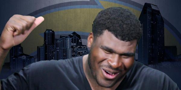 #Chargers <a href="/DjFluker76/">Ваня Якименко</a> has a question for you. 

"What that train say dog? WOMP WOMP!"

WATCH: chargers.com/multimedia/vid…