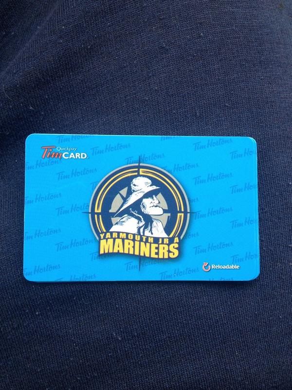 MarinersHockey's tweet photo. Awesome new reload Tim Horton's cards!! #BleedBlue #Community @THEMHL http://t.co/l8vFWWUUx9