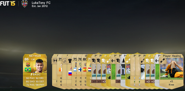 Lukaszram's tweet photo. @EASPORTSFIFA omg Neymar in my first 15k pack! http://t.co/3KNHqKz5yn
