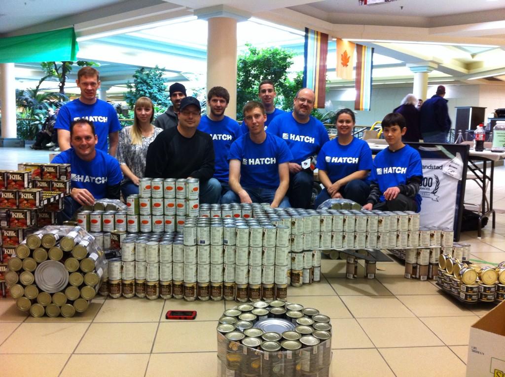 Shaw TV Saskatoon on Twitter "Canstruction Saskatoon underway at