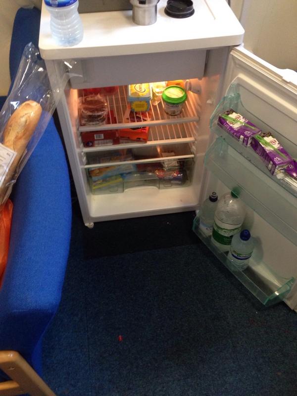 ClaireKingOne's tweet image. Last week my mum came to school to stock my office and fridge with food! What a star! #eatsleepteachrepeat