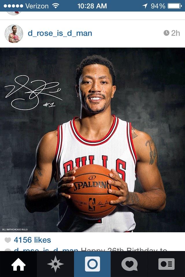 Shoutout to my Boi Derrick Rose happy 26th birthday   