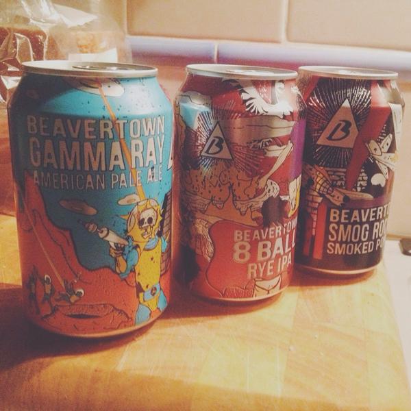 mr_hives's tweet photo. Tonight's Starter, Main &amp; Dessert of @BeavertownBeer, Cheers @thebeercellars, always a brilliant selection of beer! http://t.co/12q9dPca2s