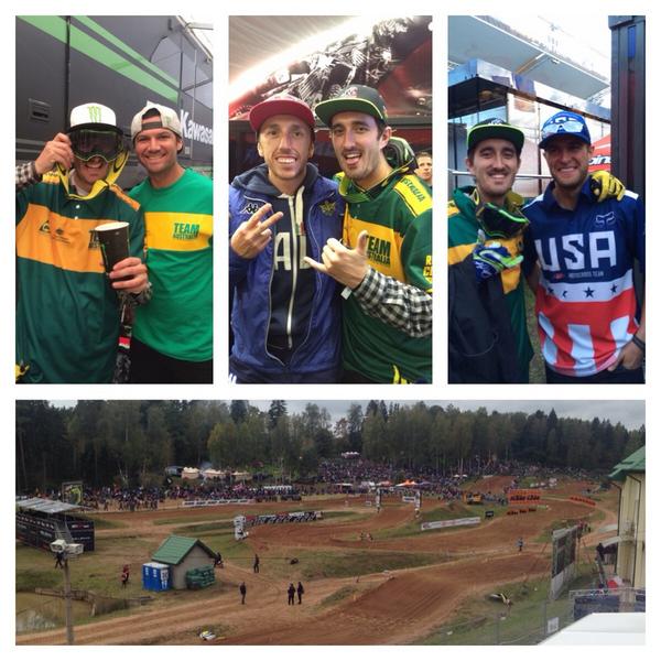 What a day/night! <a href="/CRtwotwo/">Chad Reed</a> <a href="/Antoniocairoli/">.</a> <a href="/RyanDungey/">Ryan Dungey</a> biggest fan/pest 😂😂😂😂