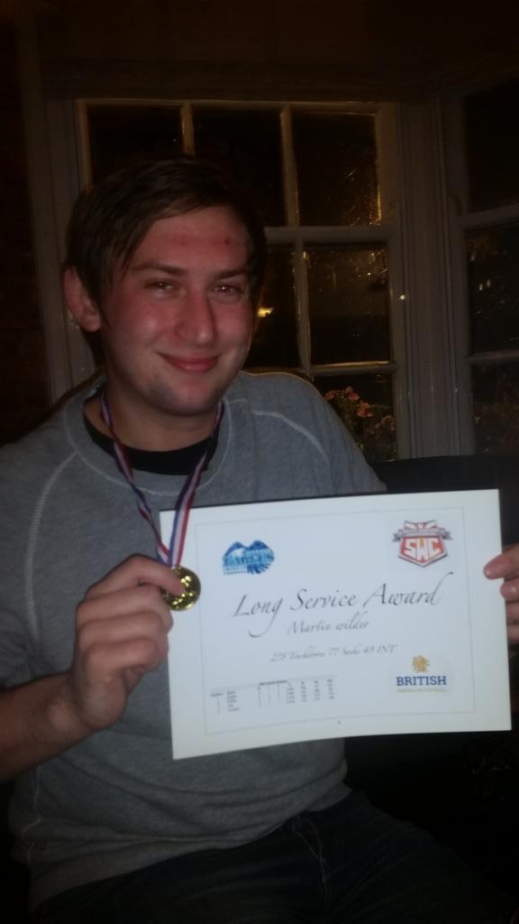 #LongServiceAward #MartinWillder #LeicesterEagles