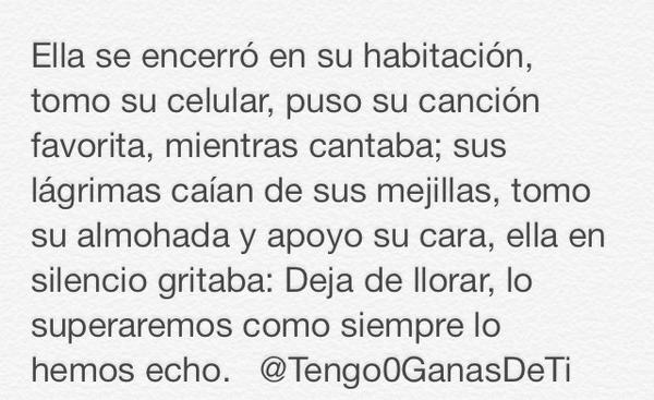 MisGanasDeTi's tweet photo. Ella se encerró en su habitación... http://t.co/PsWCxVzdLw