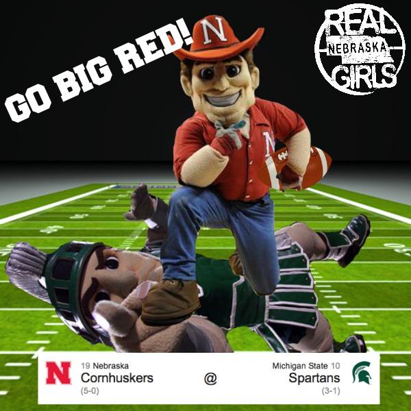 RealNeGirls's tweet photo. GOOOO BIGGGG REEEED! #HuskersVsSpartans http://t.co/xJuHTXzA1h