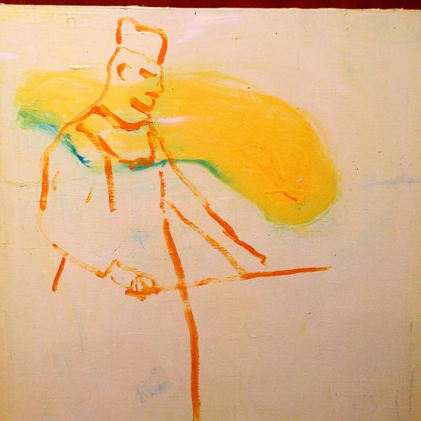 LowellsSeattle's tweet photo. cooking + love + art = Lowell's (painting by Mark Monroe) http://t.co/WgAL8IadO5