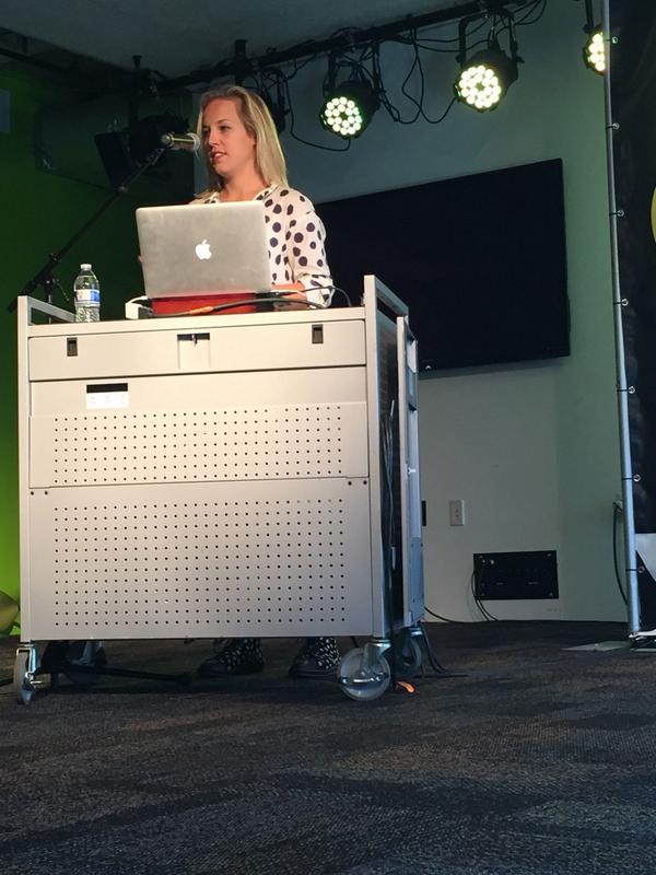 h_dot_lee's tweet image. "Lota m&amp;amp;m's" to the stage. @cworksco @lottanieminen #CreativeWorkConference #Memphis #CommitToCraft #MCA