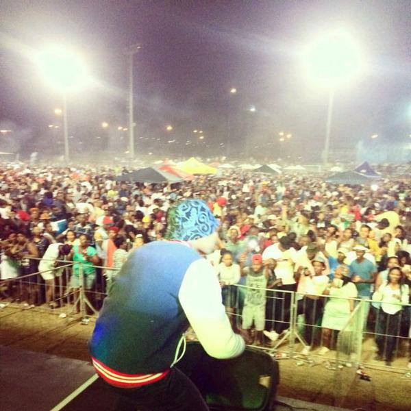 SowetoTVchannel's tweet image. The view from the stage of the attendance @Fun_Masters. Thank you all for coming out tonight #SpringIsIn