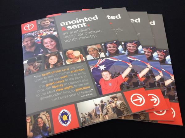 SydCathYouth's tweet photo. The 2nd edition of Anointed and Sent is being launched at #ACYMC http://t.co/HU2F1Qsyrj