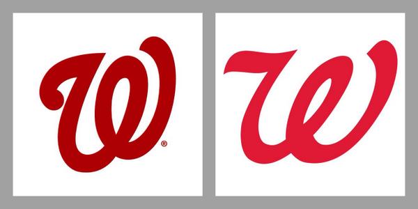 walgreens and washington nationals logos