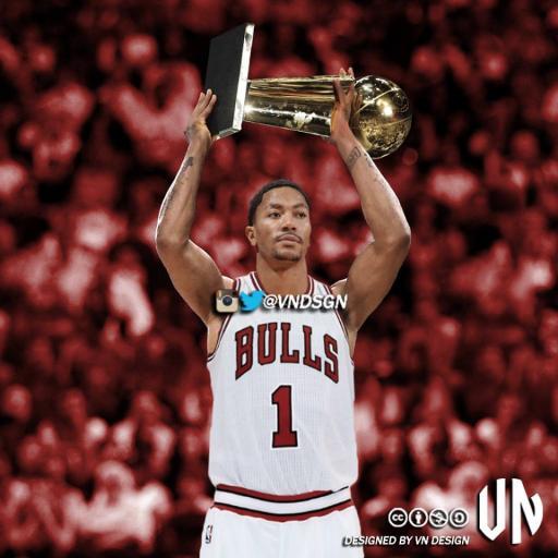 Happy Birthday to the youngest MVP, Derrick Rose! I wish you win this trophy someday!     