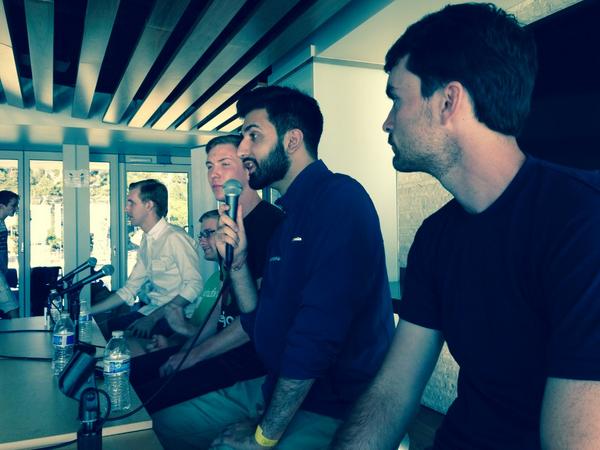 jfiance's tweet photo. @CalHacks hosts Berkeley Entrepreneurship panel with @Cal student founders @KairosSociety #CalHacks #startups http://t.co/LenYhLXd97
