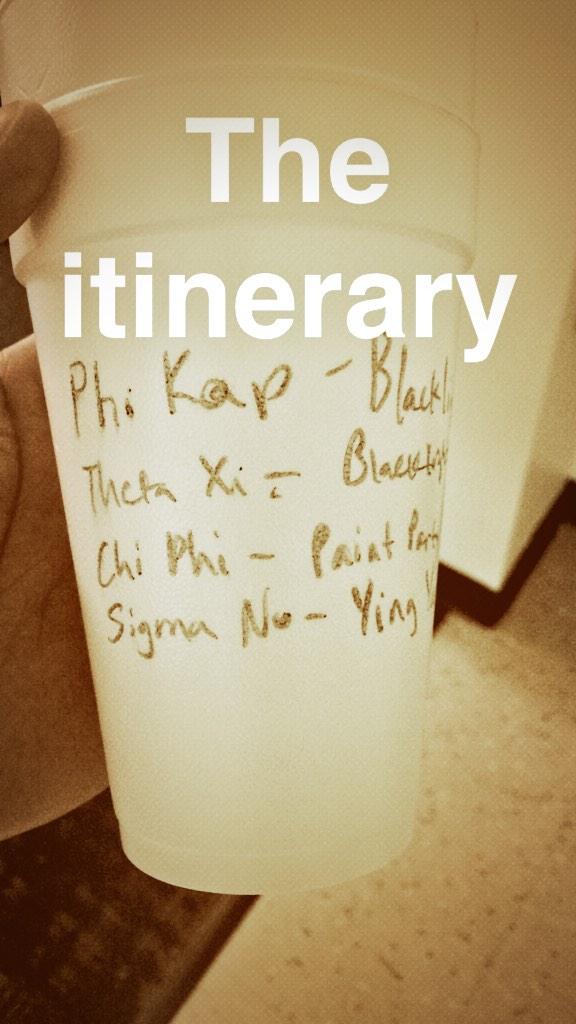 NickTooLive's tweet image. Put your moves on your cups to never forget what parties to hit! #TheItinerary #PartyHack #TooLive™