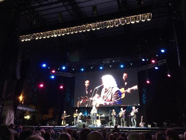 RickySkaggs's tweet photo. ON the @RedHatAmp STAGE NOW at @IntlBluegrass: @RickySkaggs & @BruceHornsby #IBMA #IBMA2014 ##WOB http://t.co/Rio4xE0qxT