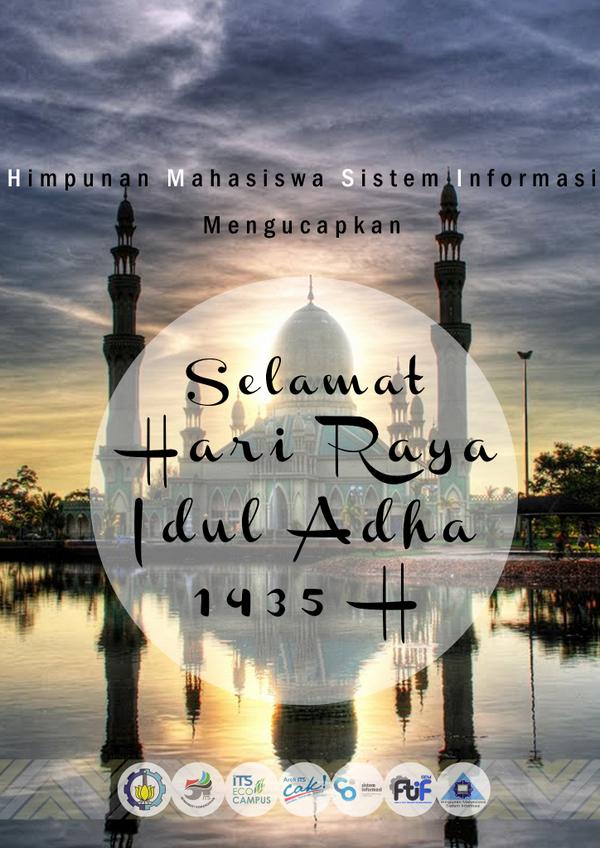 HMSI_ITS's tweet photo. Selamat Hari Raya Idul Adha 1435 H :) @ae9is @SISFOR2010 @sisfor_2011 @SI12ITS @SIITS2013 http://t.co/QVcZ2gauyq